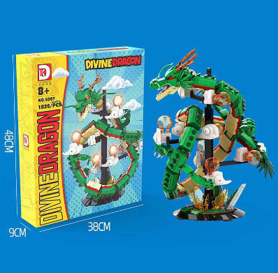 Sta5 Dragon Ball Shenron Building Blocks Gift For Kids Action Figure Educational Toys For Kids Collections Home Decor