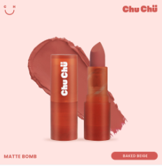 Chu Chu Beauty Matte Bomb in Baked Beige