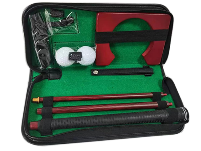 DONGKER Golf Putter Set,Three-Section Combination Golf Gift Kit for Indoor Golf Putting Practice