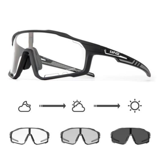 2023 New Photochromic Cycling Glasses Mtb Sunglasses for Men Women Sport Speed Road Mountain Bike Bicycle Cycl Eyewear Goggle PS8