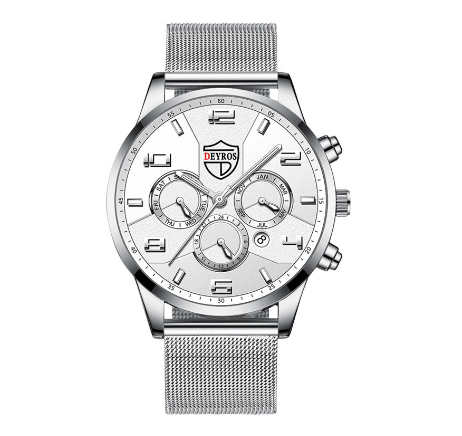 DEYROS Watch Men's Quartz Ultra Thin Mesh Waterproof Business Wristwatches Men Watch Relo Ng Kalalakihan 9