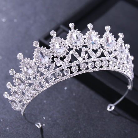 Ready Stock Crystal Wedding Prom Crown Rhinestone Hair Jewelry Headband Bridal Veil Tiara SHIPPING In Philippines