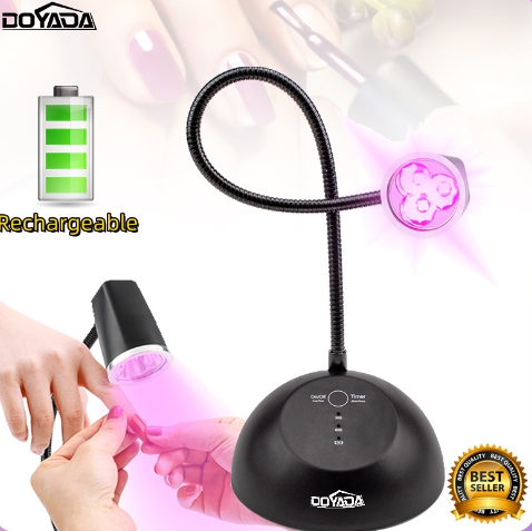DOYADA Focused Beam Portable Desktop Clip Mini Nail Lamp Dryer Machine Portable UV LED Curing Polish