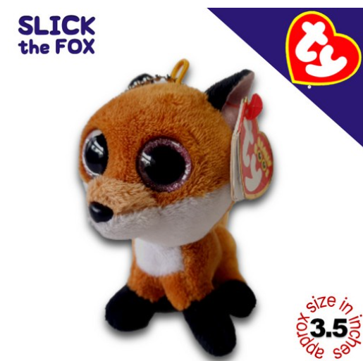 TY Key Clips-Chains Bag Charm Hanging Plushie Stuffed Toy Collection 1 PCC37