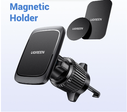 Ugreen Magnetic Car Phone Holder Air Vent Phone Mount Universial For iPhone 14 13 12 Pro Xiaomi Samsung Cell Phone