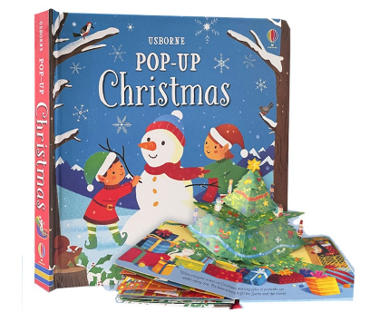 Usborne Pop Up Christmas 3D Flap English Picture Book for Kids Children Reading Cardboard Books