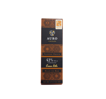 Auro 42% Milk Chocolate w/ Nibs 27g