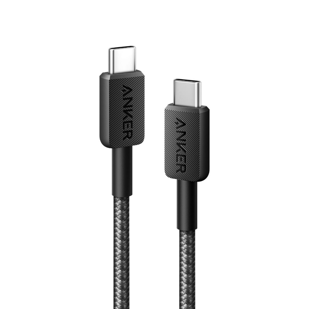 Anker 322 USB C to USB C 3ft Nylon Braided Cable, Fast Charging, for Samsung Galaxy S24