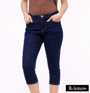 No Apologies Denim Capri Femme NSBB25-0059
