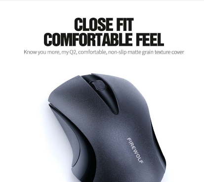 ME Firewolf Q2 wireless USB mouse, compact office