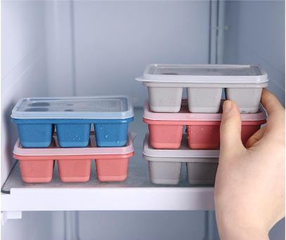 Ice cube mold Silica gel ice cube frozen Popsicle ice cube mold Ice box Ice cube homemade DIY ice cube mold