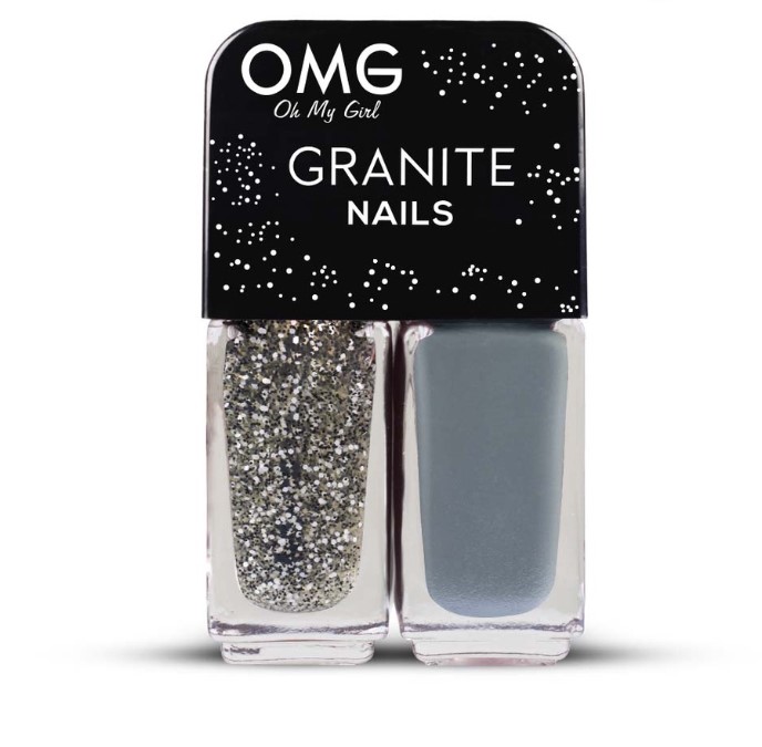 OMG Granite Nail Polish Diorite 5ml x 2