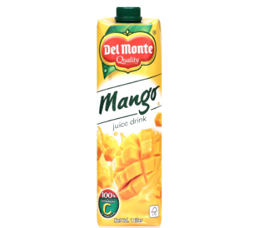 Del Monte Mango Juice Drink Tetra 1Liter
