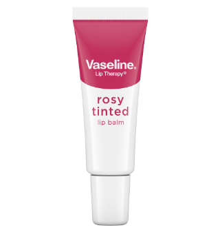 Vaseline Lip Therapy Rosy Tinted Lip Balm Tube with Petroleum Jelly 10g