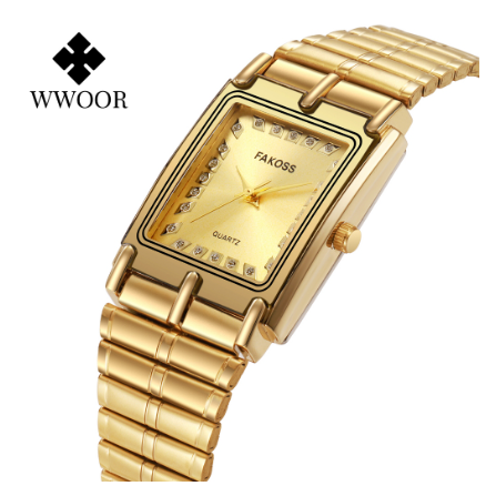 WWOOR Watch for Women Quartz Watch Stainless Steel Watch Women Watch 30M Waterproof Exquisite High-End Women Watch FULL GOLD