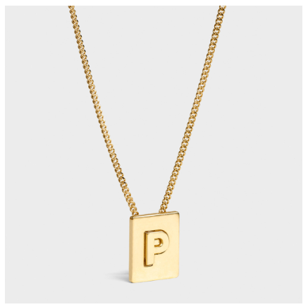 Lisa Same Style Letter Necklace Female Titanium Steel Does Not Fade Summer Girlfriends Simple Pendant Pearl Chain Korean Version P