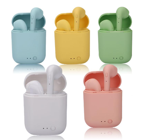 Wireless Bluetooth Headset Macaron i12 Touch Bluetooth 5.0 With Box