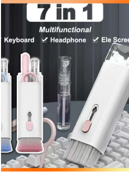 Zeus 7-in-1 Computer Keyboard Cleaner Brush Kit Earphone Cleaning Pen For Headset Keyboard Cleaning