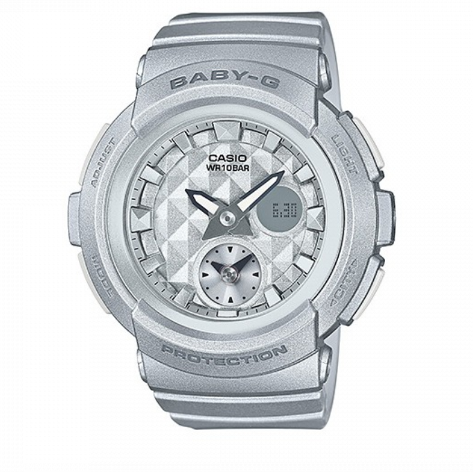 Casio Baby-g BGA-195-8A Digital Analog Rubber Strap Watch For Women
