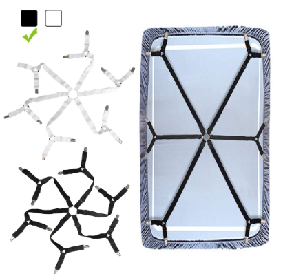 6 Sides Bed Sheet Clips Grippers Fastener Sheet Suspenders Elastic Sheet Holder Mattress Clips