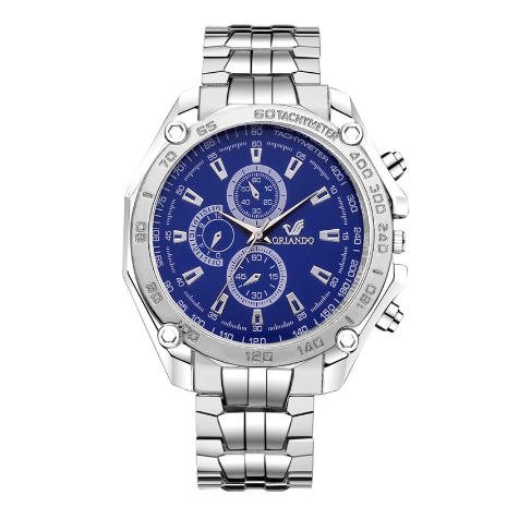 Crazy Selling Men's Business Steel Band Quartz Watch YG740 M5