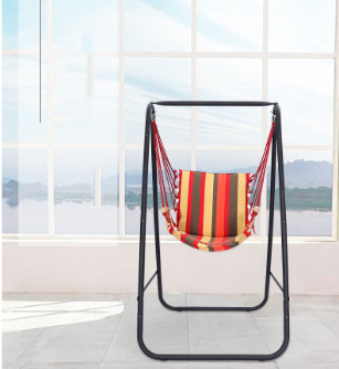 Hawaii Home Thick Metal Frame Swing Home Rocking Chair Hammock