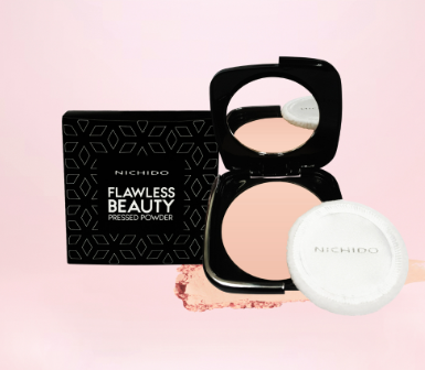 NICHIDO Flawless Beauty Pressed Powder - Salmon