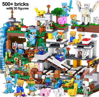 Minecraft Toys Model My World Building Blocks Toys Minifigures Sets for Kids Figures Dolls