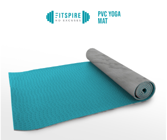 FITSPIRE Yoga Mat PVC Reversible 173 x 61 x 0.6cm Amazing Gift Idea For Any Occasion