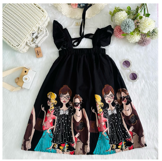 Littlestar Kids Flowy Maxi Summer Dress C16