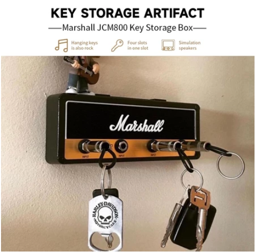 Ready Stock Wall Mounted Guitar Amplifier Key Holder Key Organizer Vintage Key Holder