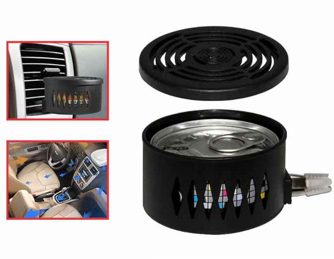 Blade Air Freshener Holder For Car (Black)