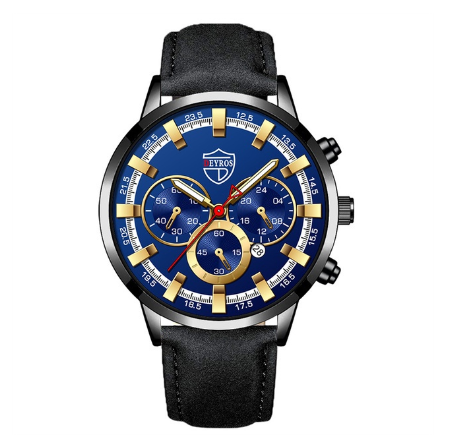 Binbond Original Luxury Gold Men's Watch Waterproof Stainless Steel Quartz Luxury Business Calendar Fashion Men's Watch M3