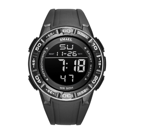 Smael 1508 Men's Watch Top Luxury Brand Digital Sport For Silicone Strap Military Waterproof Date Wristwatch Male Clock 005