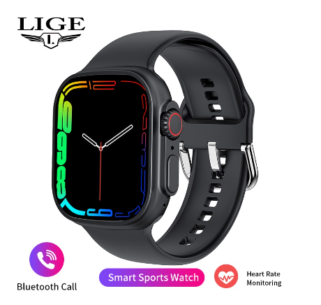 LIGE Smart Watch Men BLACK