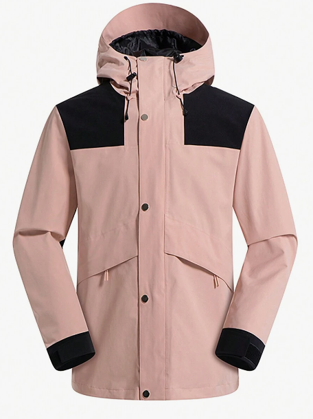 Fashionable Sports Jacket, 3-in-1 Outdoor Coat, Windproof Waterproof Warm Coat, Thermal Anti-cold Coat, Adjustable Windproof Rainproof Hat, Scratch-resistant With Seamless Pressing Technology, Suitabl