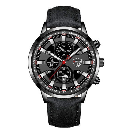 Full Steel Men's Military Sport Waterproof Watch Quartz Business Men Wristwatch Casual Black Men Watch for Men Relo for Men 9