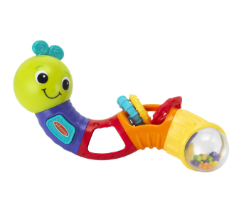 Infantino Twist & Play Caterpillar Rattle BPA Free Fine Motor Skills Development