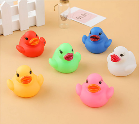 6 pcs squishy Floating Duck BABY Bath Toy