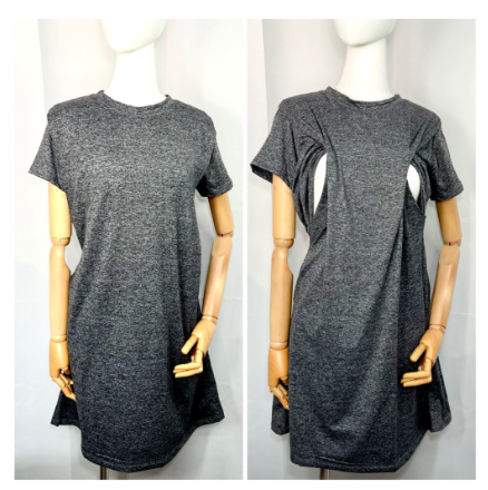 Maternity Breastfeeding dress  Nursing dress  Pregnant  Nursing wear  Lounge dress  Casual dress MBD7