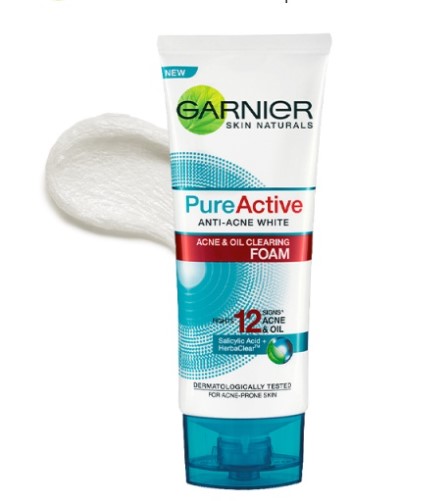 Garnier Pure Active Foam For Acne Prone Skin Cleanser Skincare  100ML