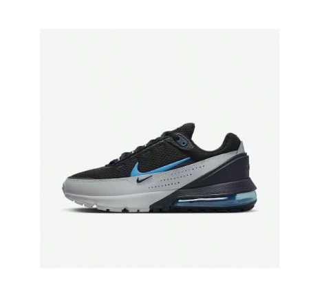 Nike Air Max Pulse Mesh Fabric, Comfortable & Durable, Low-Top, Casual Lifestyle Sneakers, Men's, Black-Gray-Blue, DR0453-002