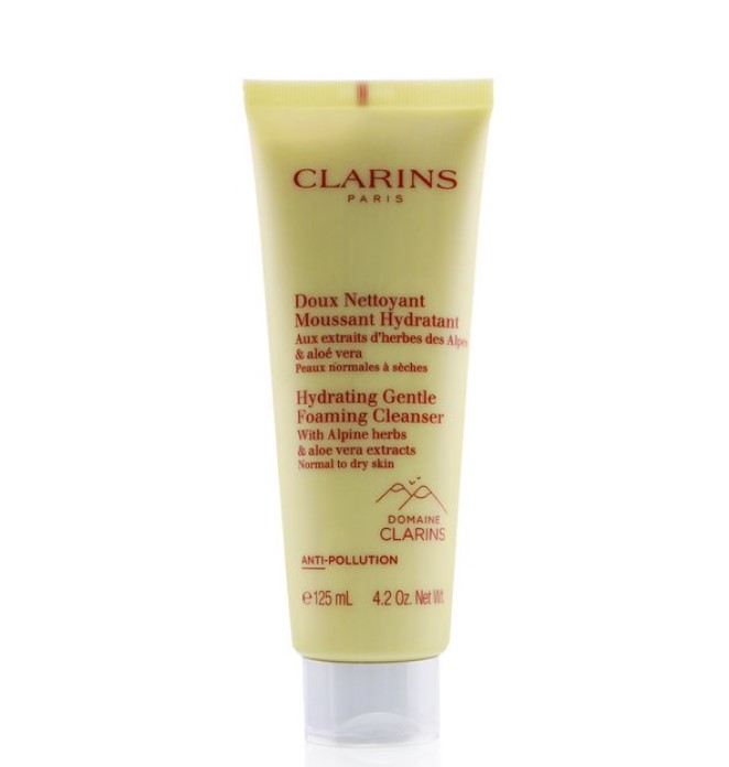 Clarins Hydrating Gentle Foaming Cleanser with Alpine Herb