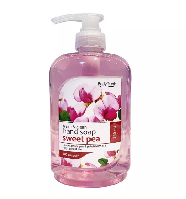 Body Treats Sweet Pea Hand Soap 750ML