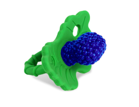 RaZbaby RAZ-BERRY TEETHER (Baby and Toddler easy to hold designs- teether relief pacifier)
