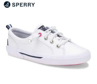 Sperry Kids Girls Pier WaveBig Sneaker Sck163656 (White)
