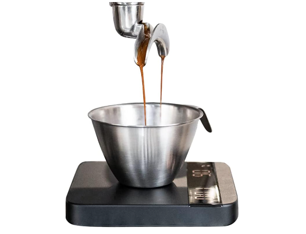 2oz Espresso Shot Cup, watchget Espresso Measuring Cup with Handle and Inside Mark Stainless Steel Measuring Shot Cup for Barista Cafe