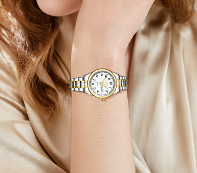 Watch For Woman Waterproof Stainless Steel Gold