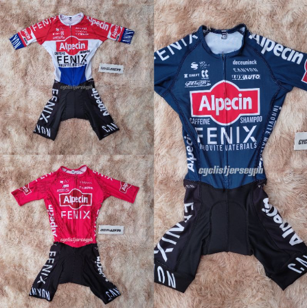 Onesuit Skinsuit Tri-suit Alpecin Cycling Jersey