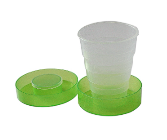 Plastic Folding Cup Telescopic Collapsible Outdoor Travel Camping